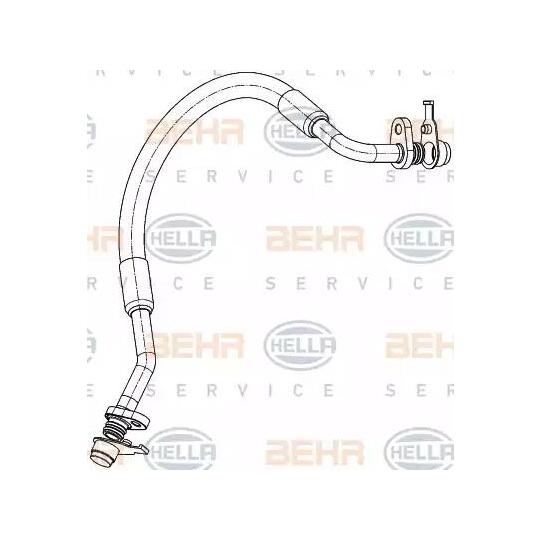 9GS 351 338-651 - High Pressure Line, air conditioning 