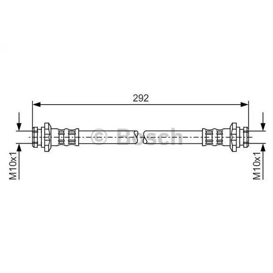 1 987 476 657 - Brake Hose 