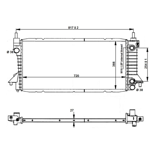 56045 - Kylare, motorkylning 