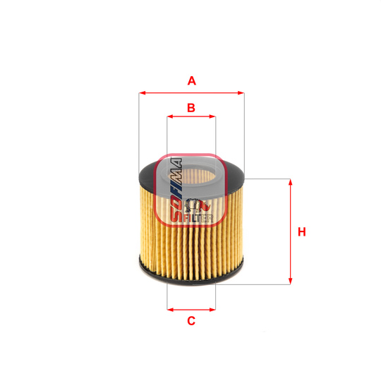 S 5116 PE - Oil filter 