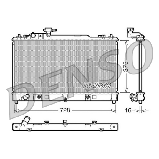 DRM44021 - Radiator, engine cooling 