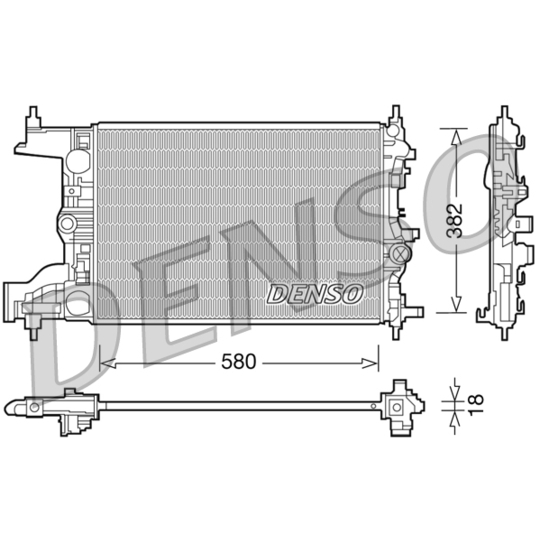 DRM20094 - Radiator, engine cooling 