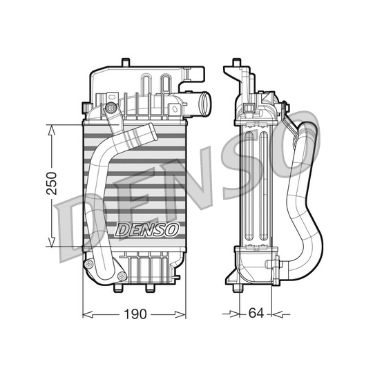 DIT50004 - Kompressoriõhu radiaator 