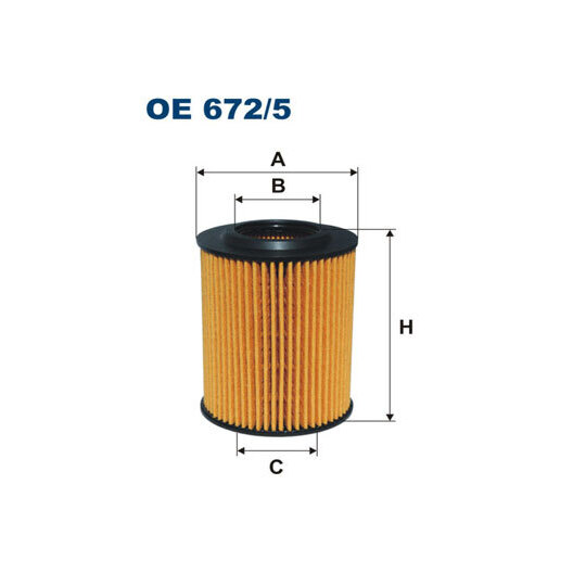 OE 672/5 - Oil filter 