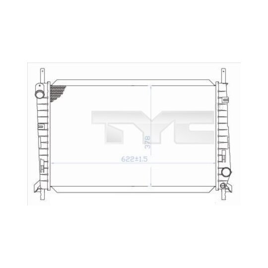 710-0032 - Radiator, engine cooling 