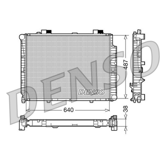 DRM17085 - Radiator, engine cooling 