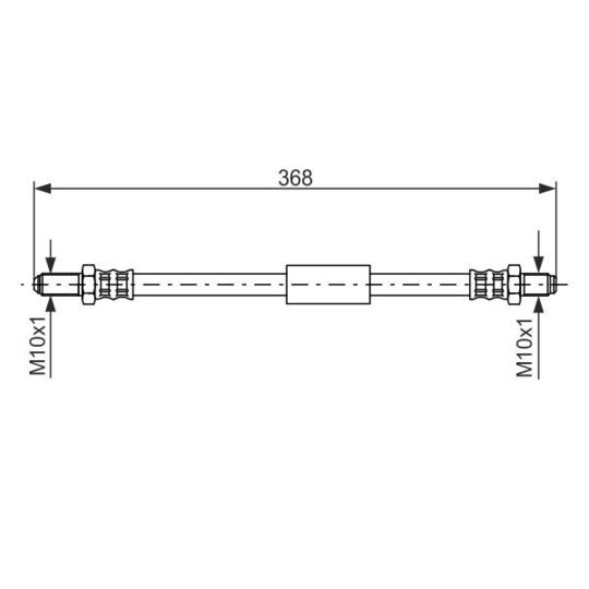 1 987 476 419 - Brake Hose 