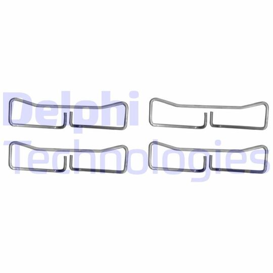 LX0614 - Accessory Kit, disc brake pad 