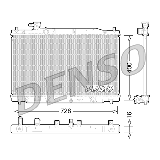 DRM40030 - Radiator, engine cooling 