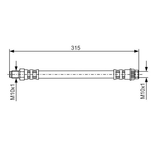 1 987 476 558 - Brake Hose 