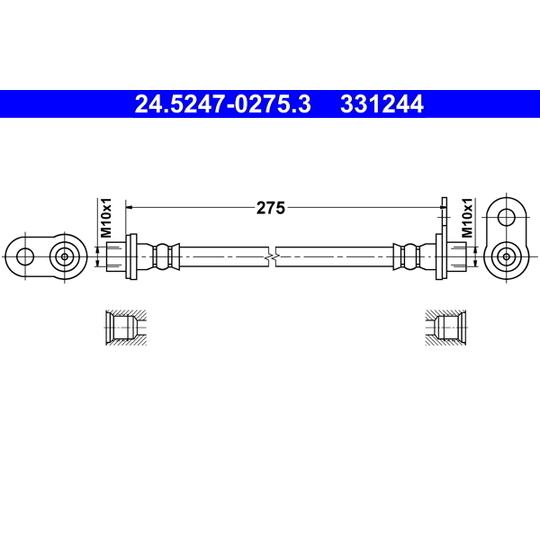 24.5247-0275.3 - Bromsslang 