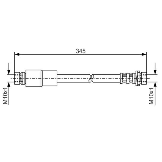 1 987 476 058 - Brake Hose 