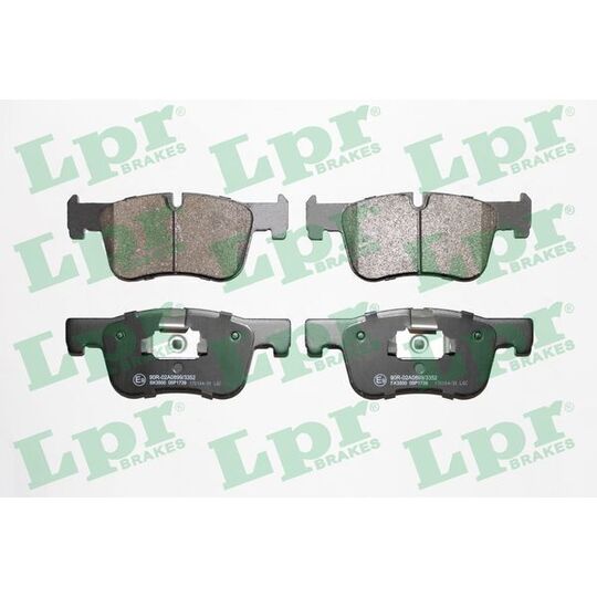 05P1739 - Brake Pad Set, disc brake 