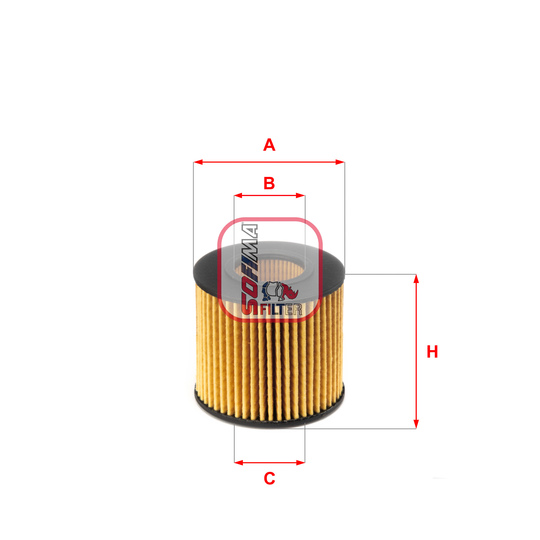 S 5086 PE - Oil filter 