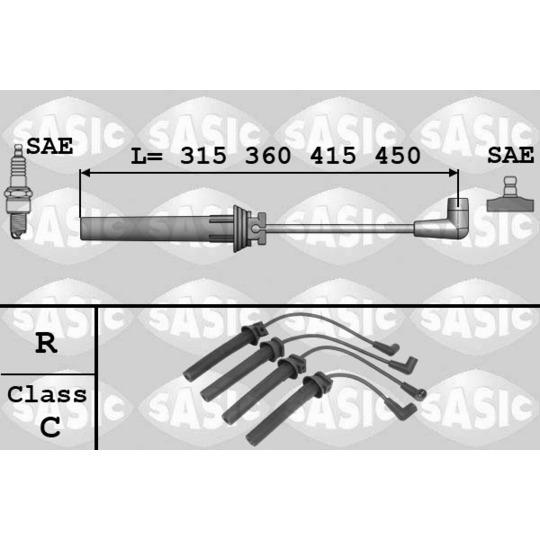 9286029 - Ignition Cable Kit 