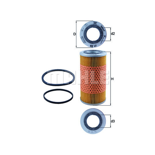 OX 17D - Hydraulic Filter, automatic transmission 