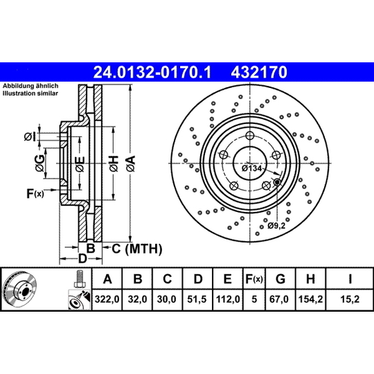 24.0132-0170.1 - Brake Disc 