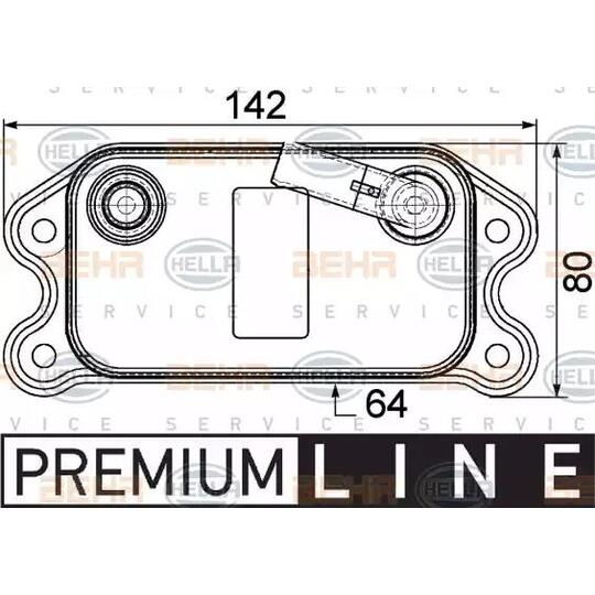 8MO 376 747-141 - Oil Cooler, engine oil 