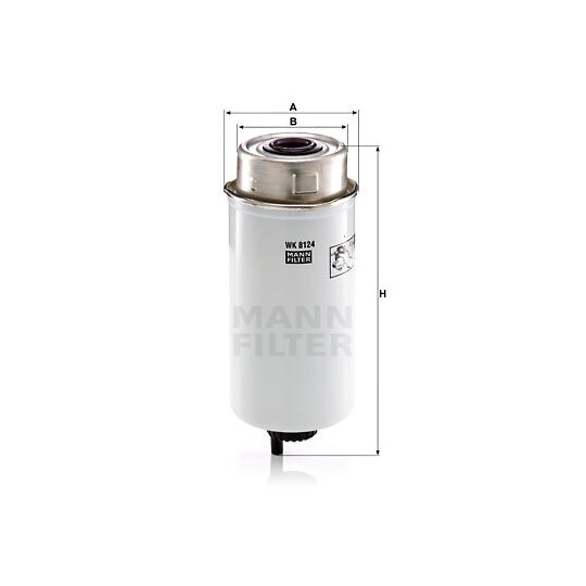 WK 8124 - Fuel filter 