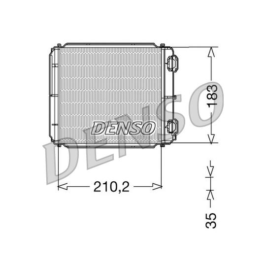 DRR23018 - Heat Exchanger, interior heating 