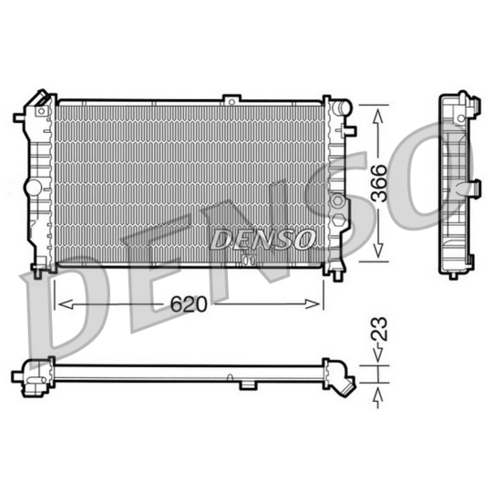 DRM20020 - Radiaator, mootorijahutus 