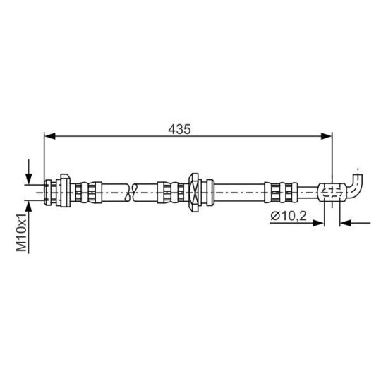 1 987 476 911 - Brake Hose 