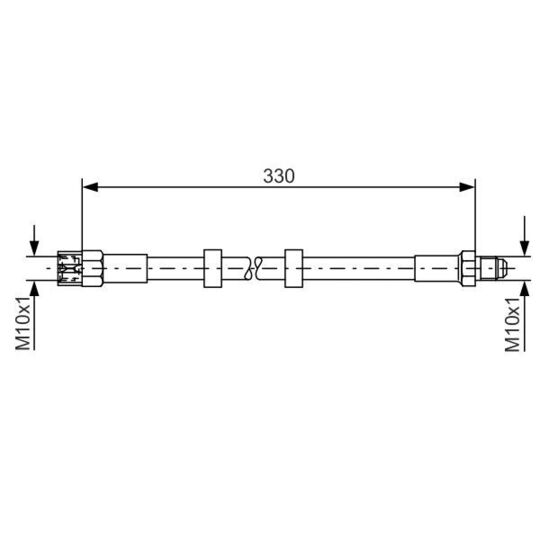 1 987 476 278 - Brake Hose 