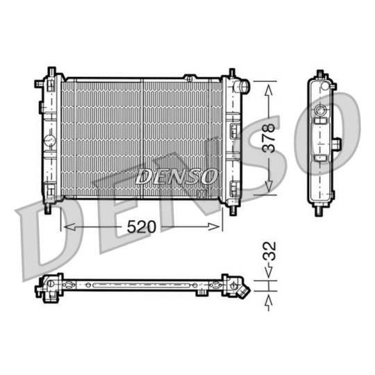 DRM20030 - Radiator, engine cooling 