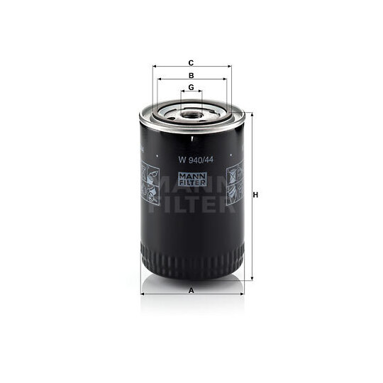 W 940/44 - Oil filter 