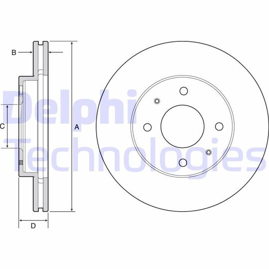 BG4537 - Brake Disc 