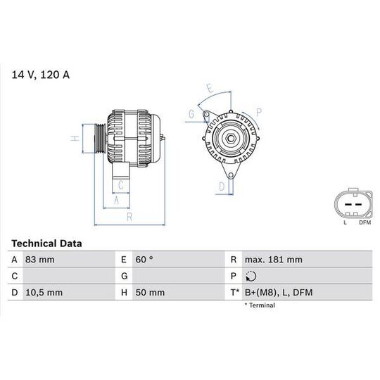 0 986 047 540 - Generator 