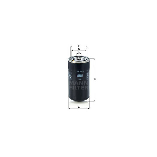 WK 950/21 - Fuel filter 