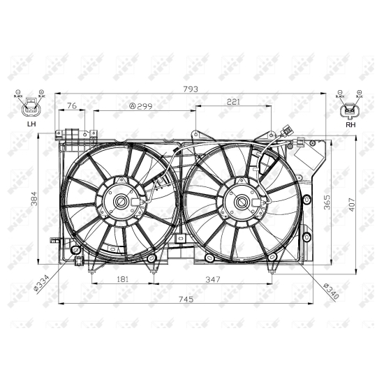 47573 - Fan, radiator 