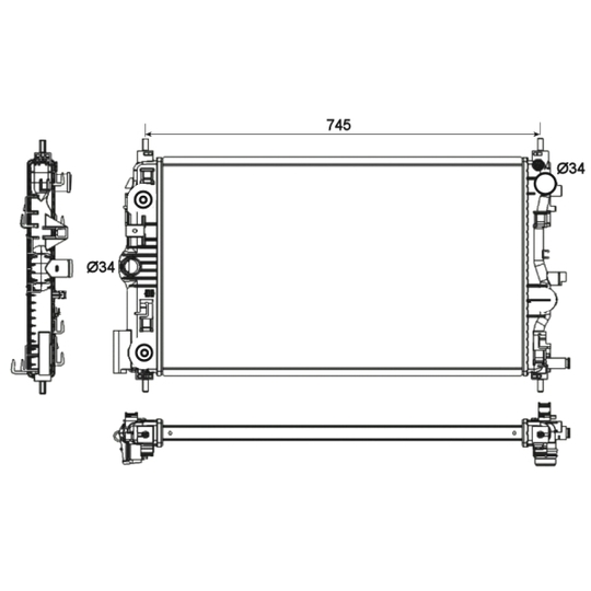 53131 - Radiator, engine cooling 