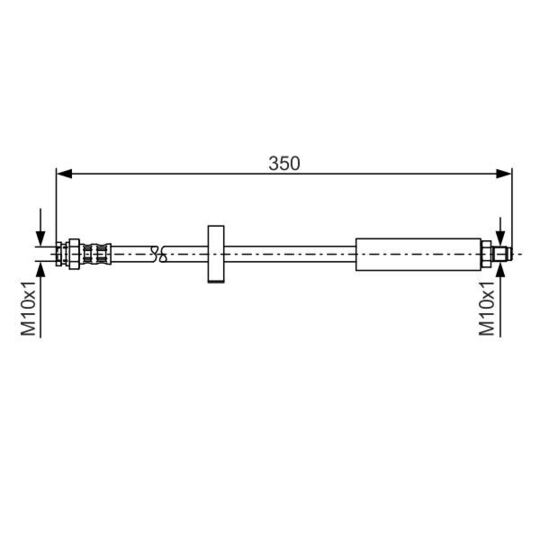 1 987 476 520 - Brake Hose 