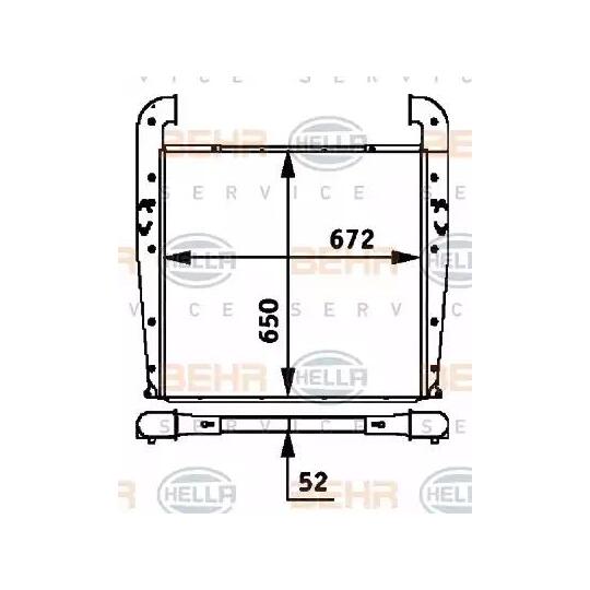 8ML 376 724-331 - Intercooler, charger 