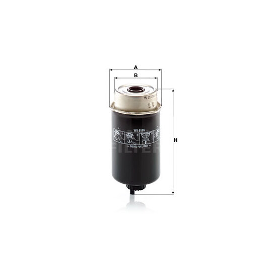 WK 8165 - Fuel filter 