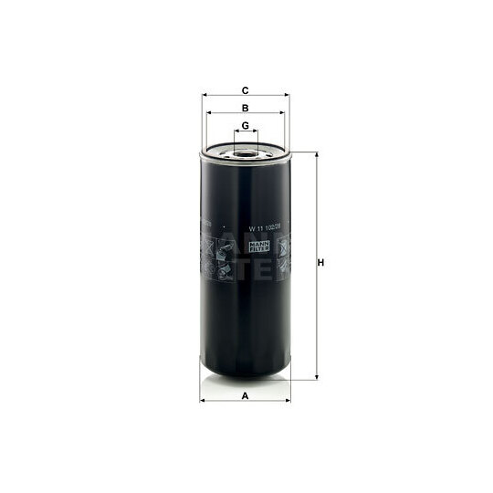 W 11 102/28 - Oil filter 