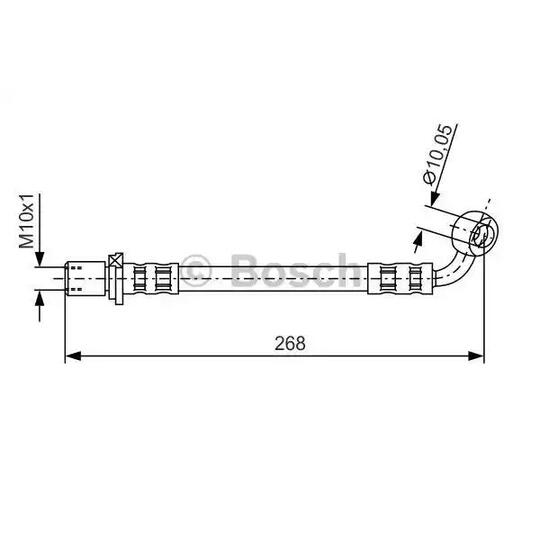 1 987 481 130 - Brake Hose 