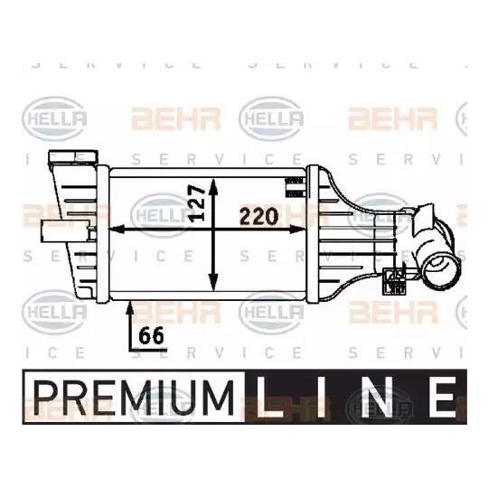 8ML 376 723-411 - Intercooler, charger 