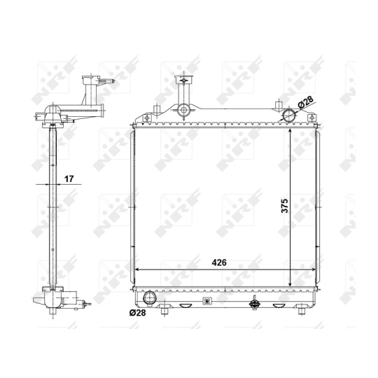 56062 - Radiator, engine cooling 