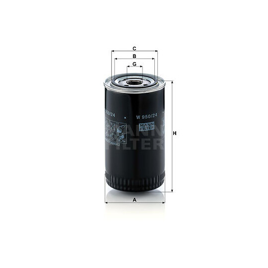 W 950/24 - Oil filter 