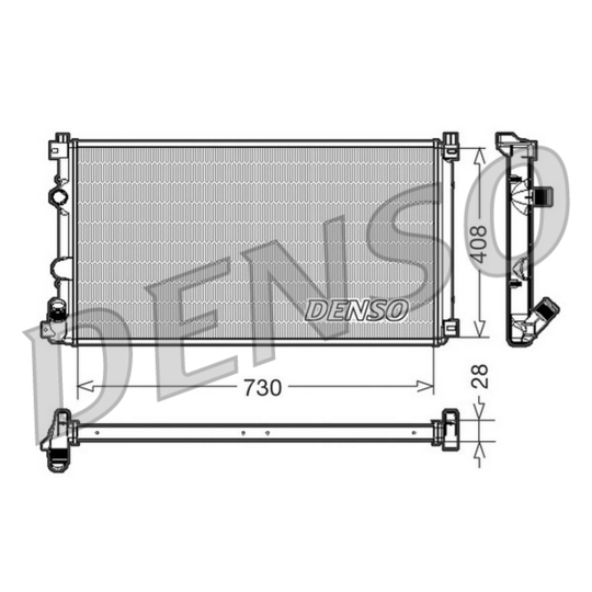 DRM23092 - Radiator, engine cooling 