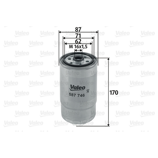 587746 - Fuel filter 