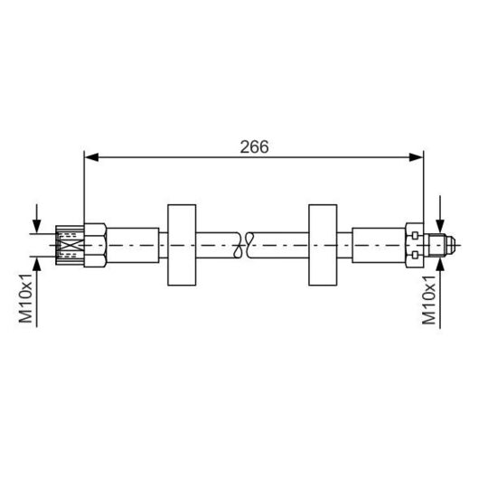 1 987 476 337 - Brake Hose 