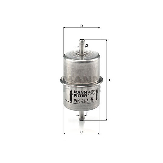 WK 43/8 - Fuel filter 