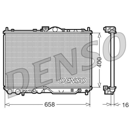 DRM45011 - Radiator, engine cooling 