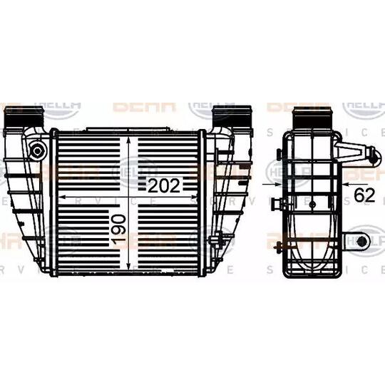 8ML 376 899-051 - Kompressoriõhu radiaator 