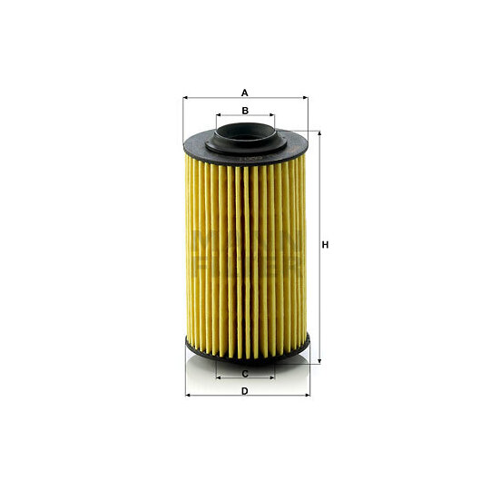 HU 6001 - Oil filter 
