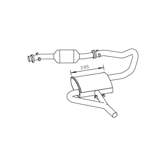 33318 - Middle-/End Silencer 